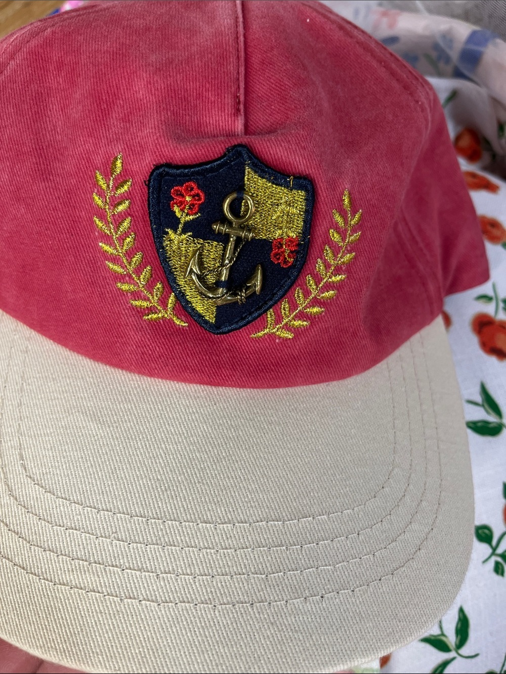 Free People Anchor Charmed Baseball Hat New - Picture 3 of 4
